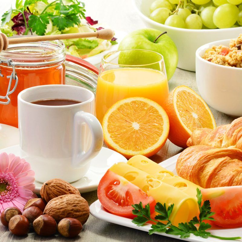 Breakfast selection